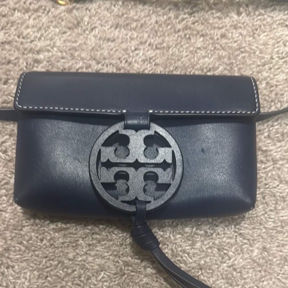 Tory Burch Navy Belt Bag